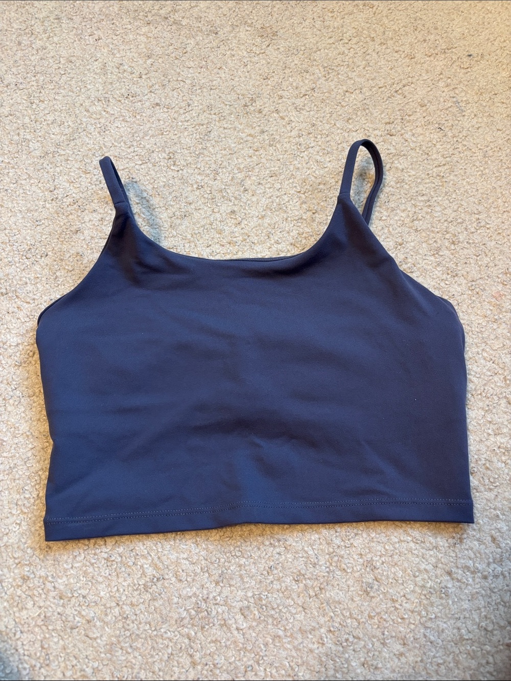 Women’s Navy Cropped Cami Tank Top